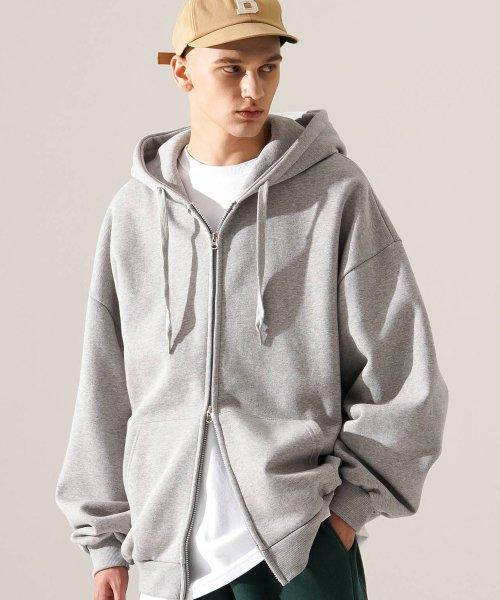 빅토리벌룬 집업 그레이 TWHD3412