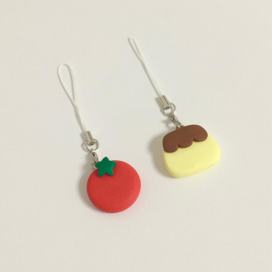 tomato & pudding key ring set