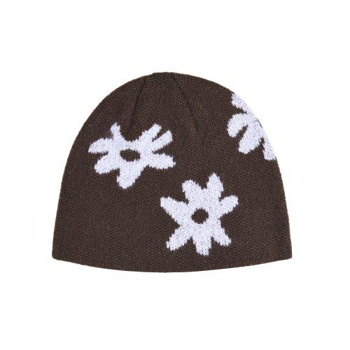 Mohair Flower Beanie -[LAVENDAR]