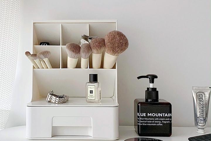 연필꽂이 화장품 브러쉬 책상 수납정리함 오거나이저