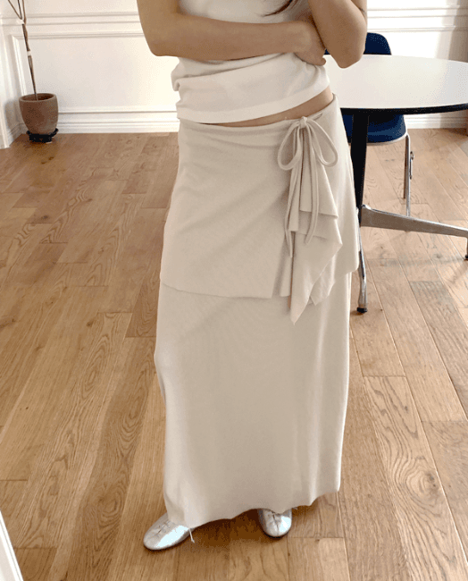 [봄신상🌷] 프릴 레이어 스커트 (2colors)