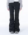 Shirring bootscut pants BLACK