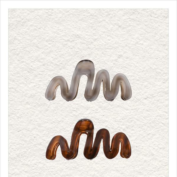 Carry Barrette Autumn Wavy Hair Claw