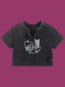 love ya cats crop T