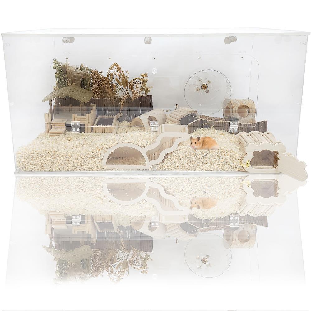 햄스터 고슴도치 케이지 아크릴 단일 케이지 100X50X50cm