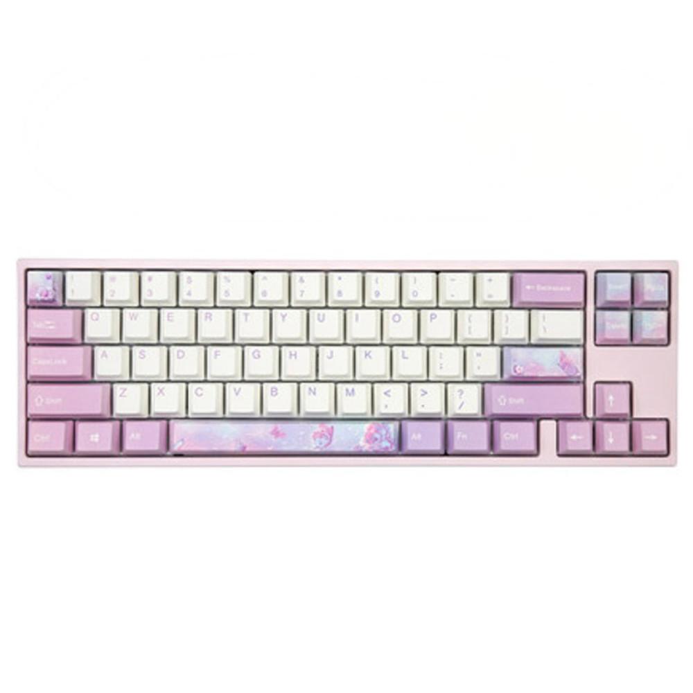 바밀로 꿈나비 퍼플 보라 바이올렛 기계식 키보드 68키 V2 유선