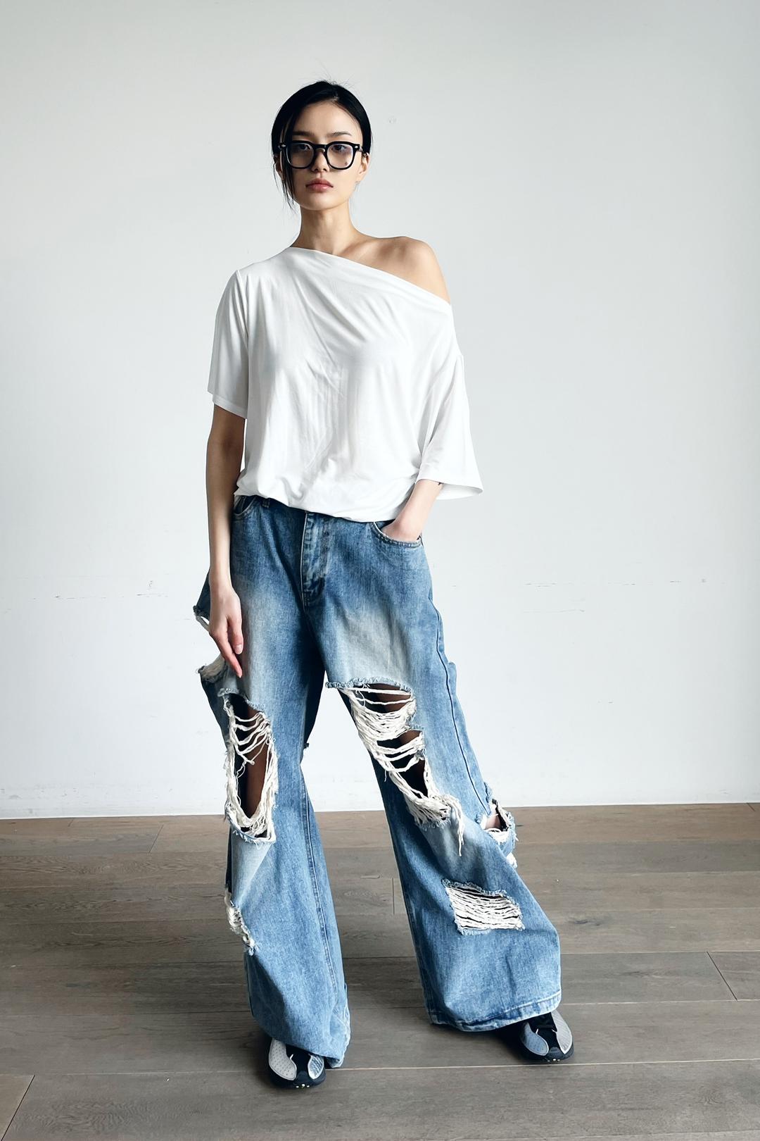Vintage Demage Denim Pants