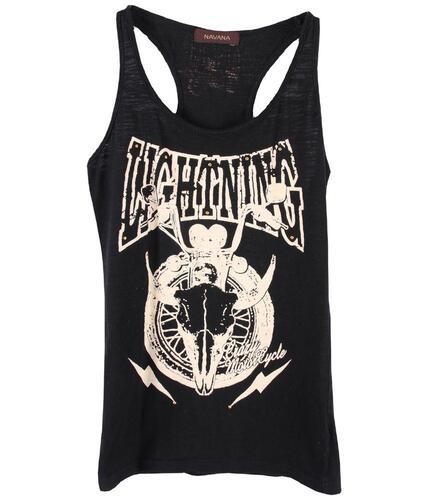 NAVANA  코튼 100% 민소매 티셔츠 여 (M)