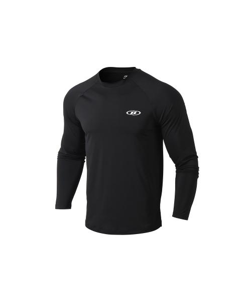 BRN SQUARE QUICK DRY LONG SLEEVE [BLACK]
