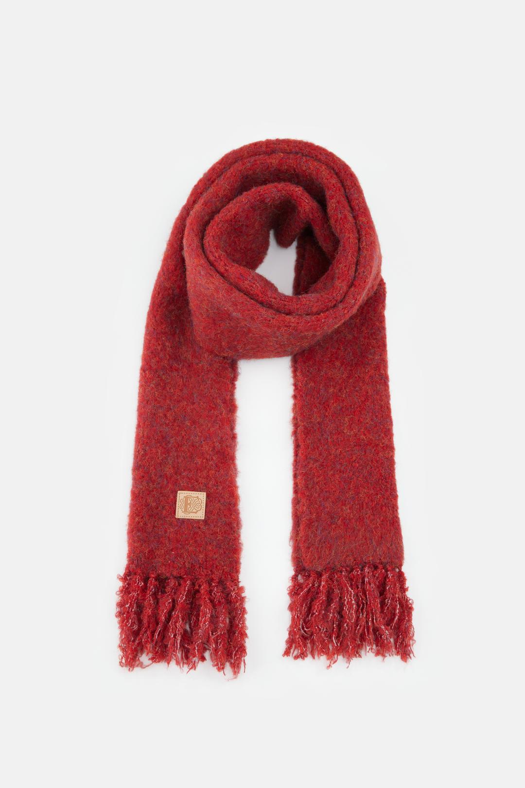 MIO BOHEMIAN WOOL MUFFLER (RED)