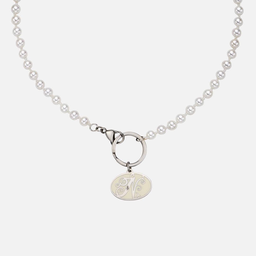 whimpsy pearl necklace-ivory