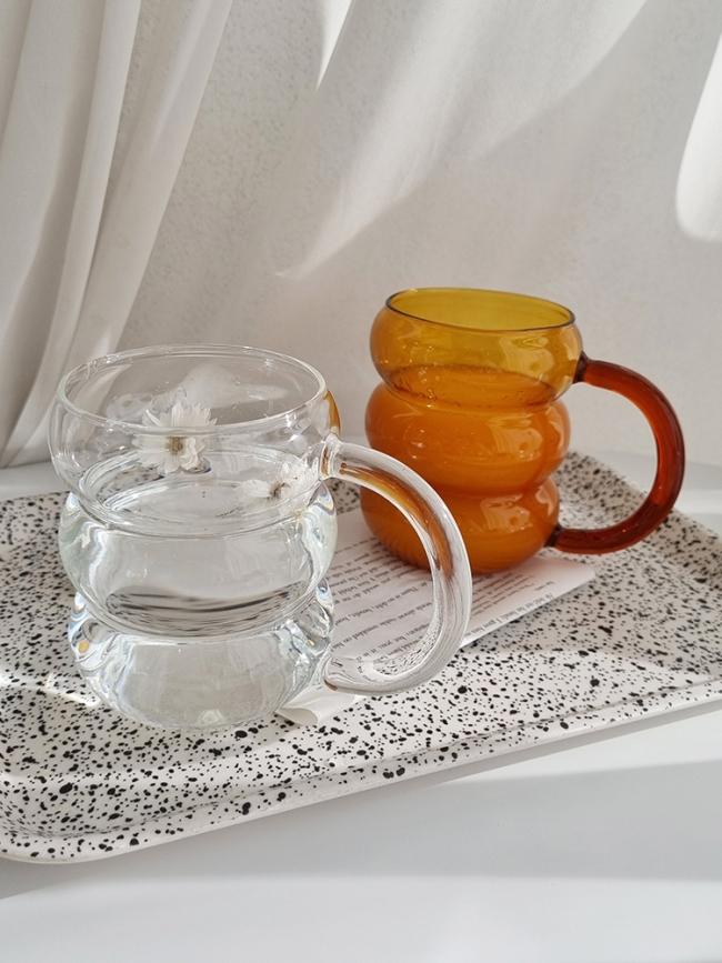 내열유리 구름 머그컵 400ml 미드센추리모던 오브제 머그