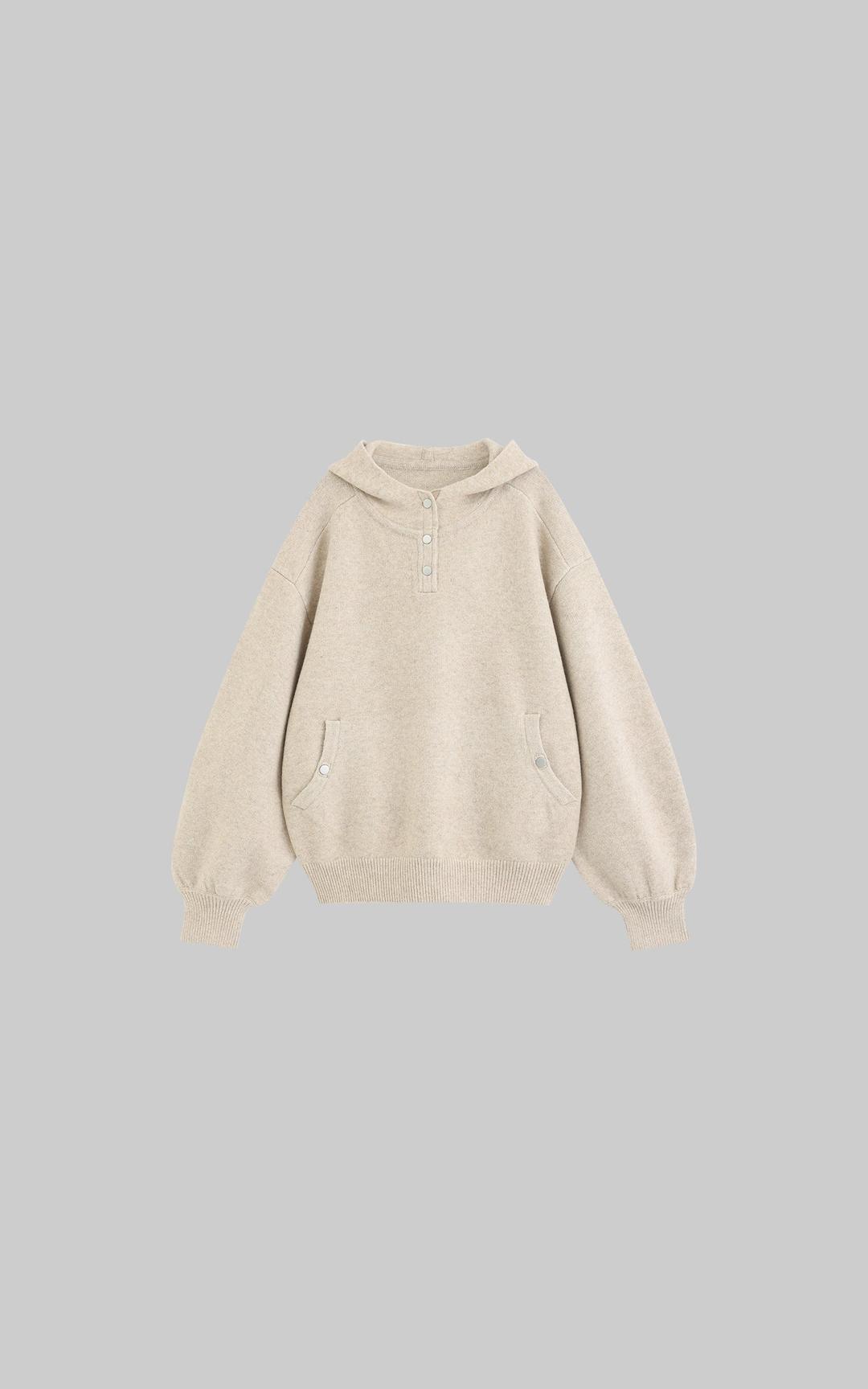 WARDEN EDGE Oversized Hooded Sweater