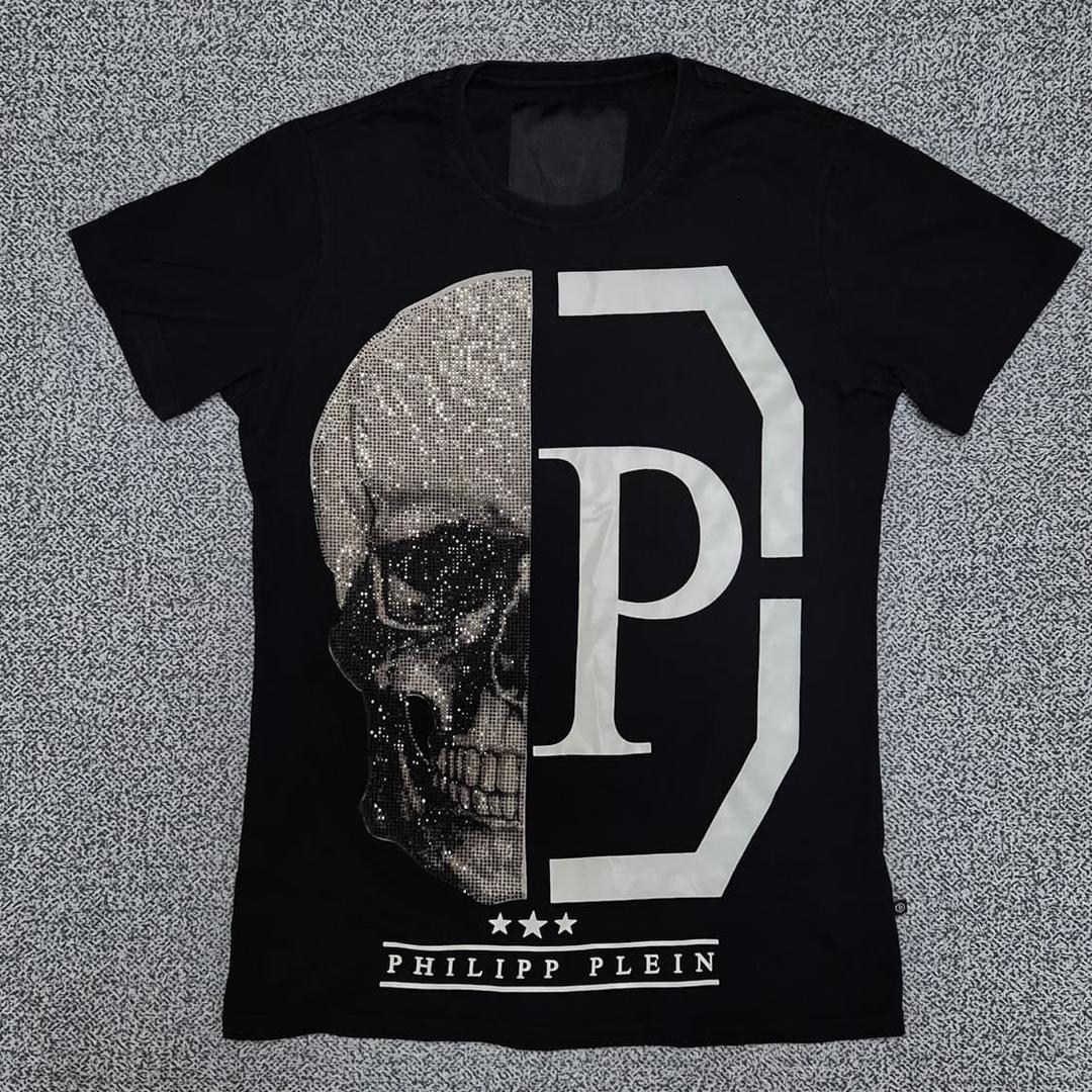 필립플레인 블랙스컬 빅로고 큐빅 해골 반팔 티셔츠 | 후루츠패밀리