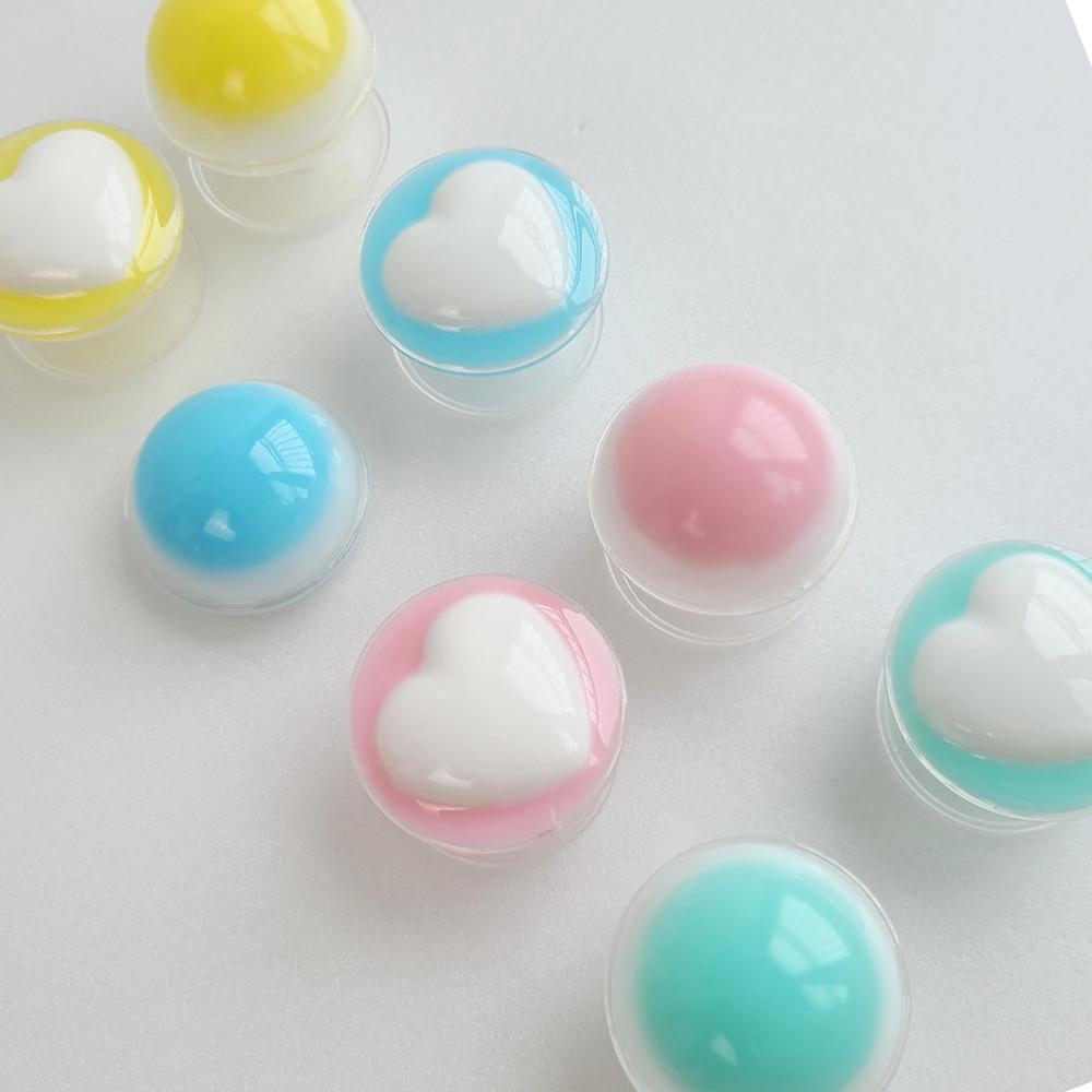 레이어드 반구 컬러톡 투명바디