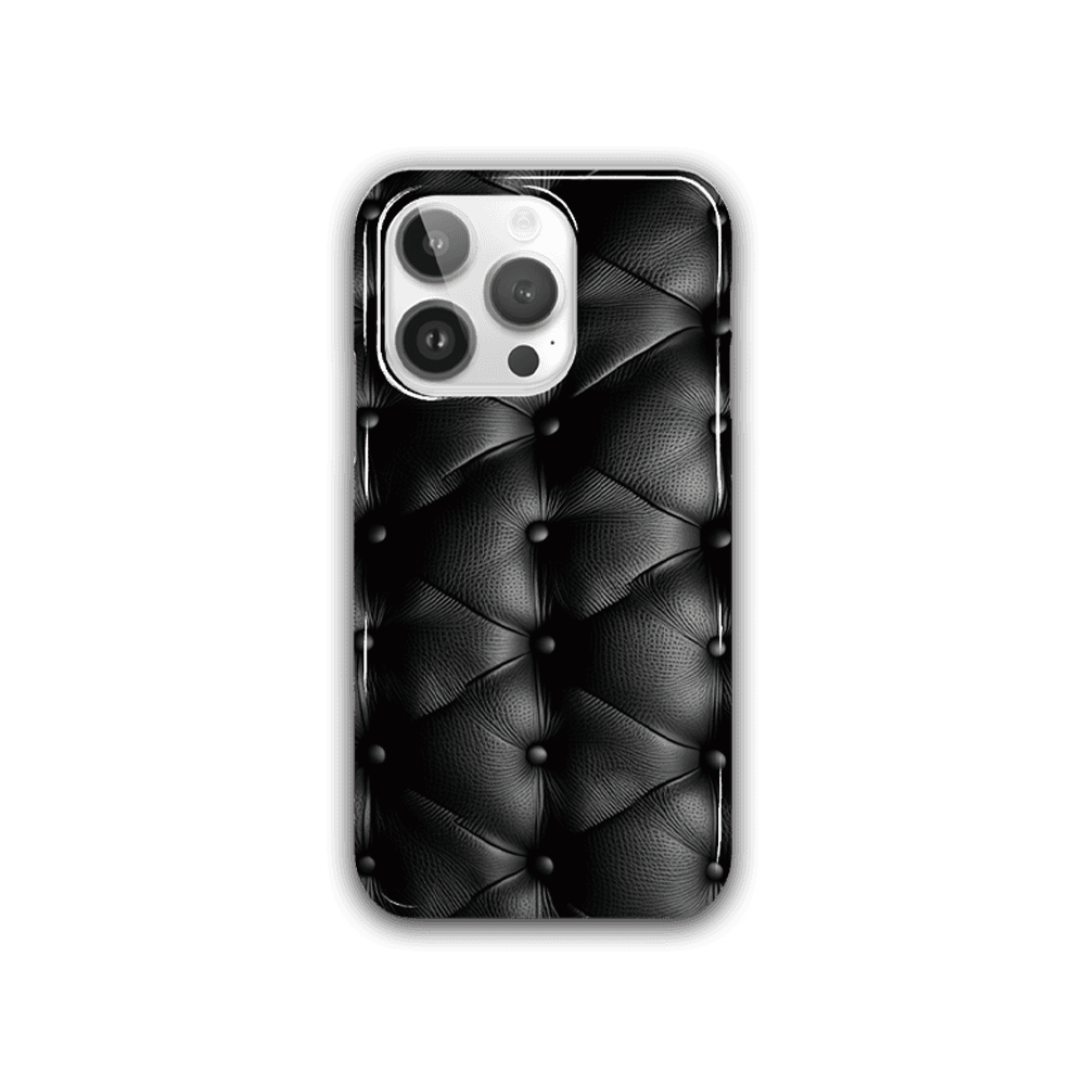 Embossed leather 유광 하드 케이스 아이폰 15 프로 맥스