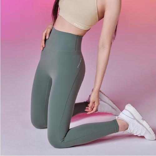 어나더라벨 핏 레볼루션 레깅스 실버카키 XFK2LL1503