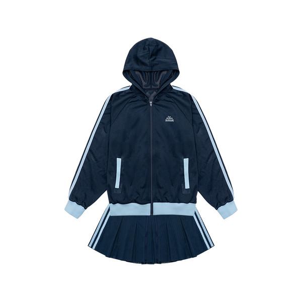 PBC Mesh Zip-up Set (navy)