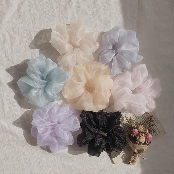 [1+1세일/무배♥]니콜 쉬폰헤어슈슈(국내제작/곱창/스크런치/당일발송)