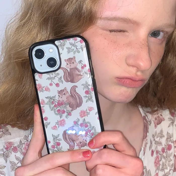 vintage plum rose (bumper) 휴대폰케이스