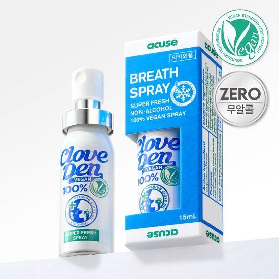 클로브덴 비건 슈퍼 프레쉬 구강 스프레이(무알콜 ZERO) 15mL