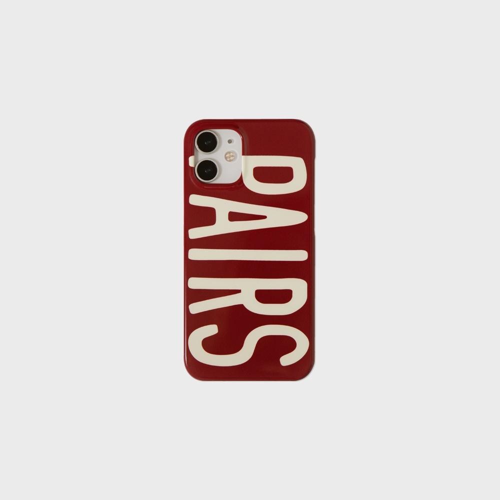 MARKER I PHONE CASE BURGUNDY