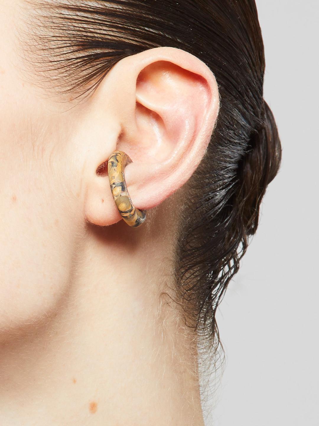 Edgar Leopard Jasper Ear Cuff