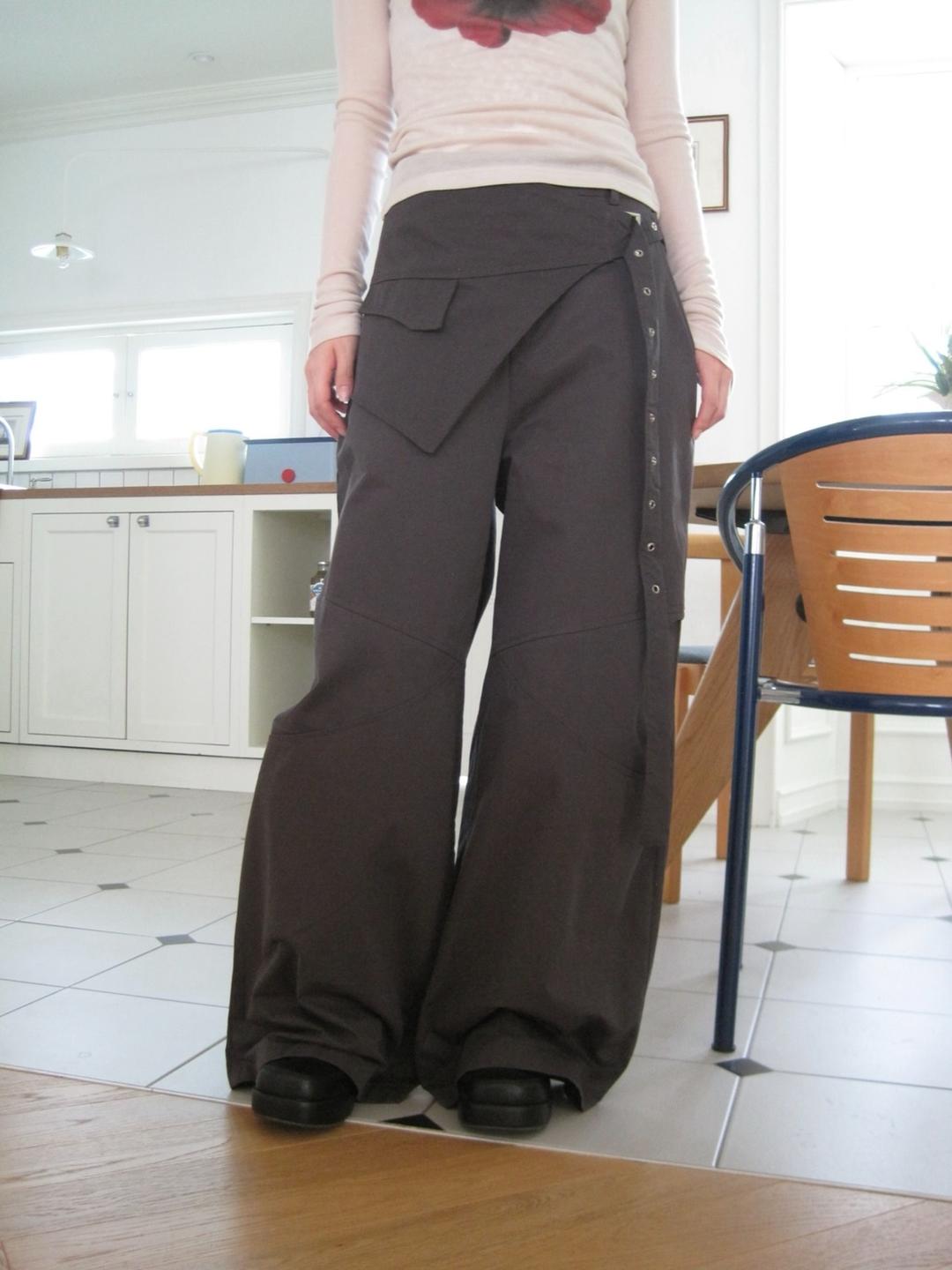 옵텐소 아일렛 랩 벨트 팬츠