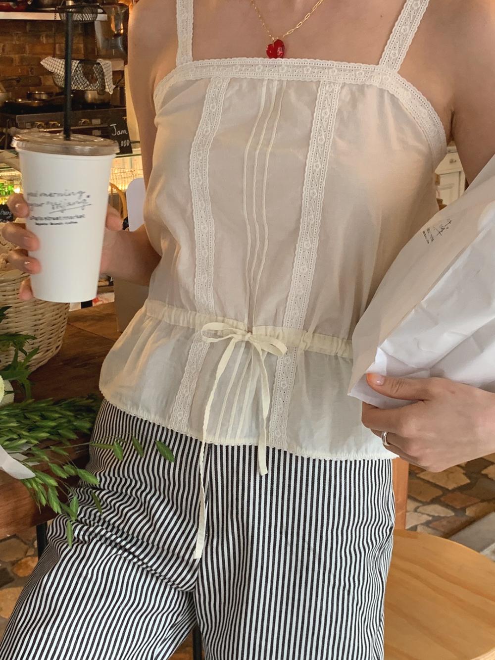 Lace Slip Blouse [2colors]