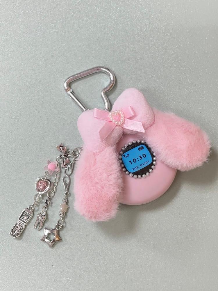 수심 Fairy Tale Keyring 페어리 테일 키링 빗 거울 유니크 가방 핑크 선물
