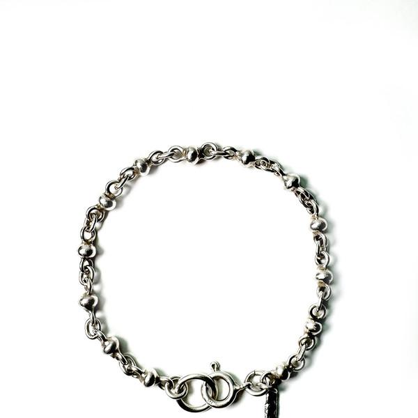Silver Antique Ball Bracelet