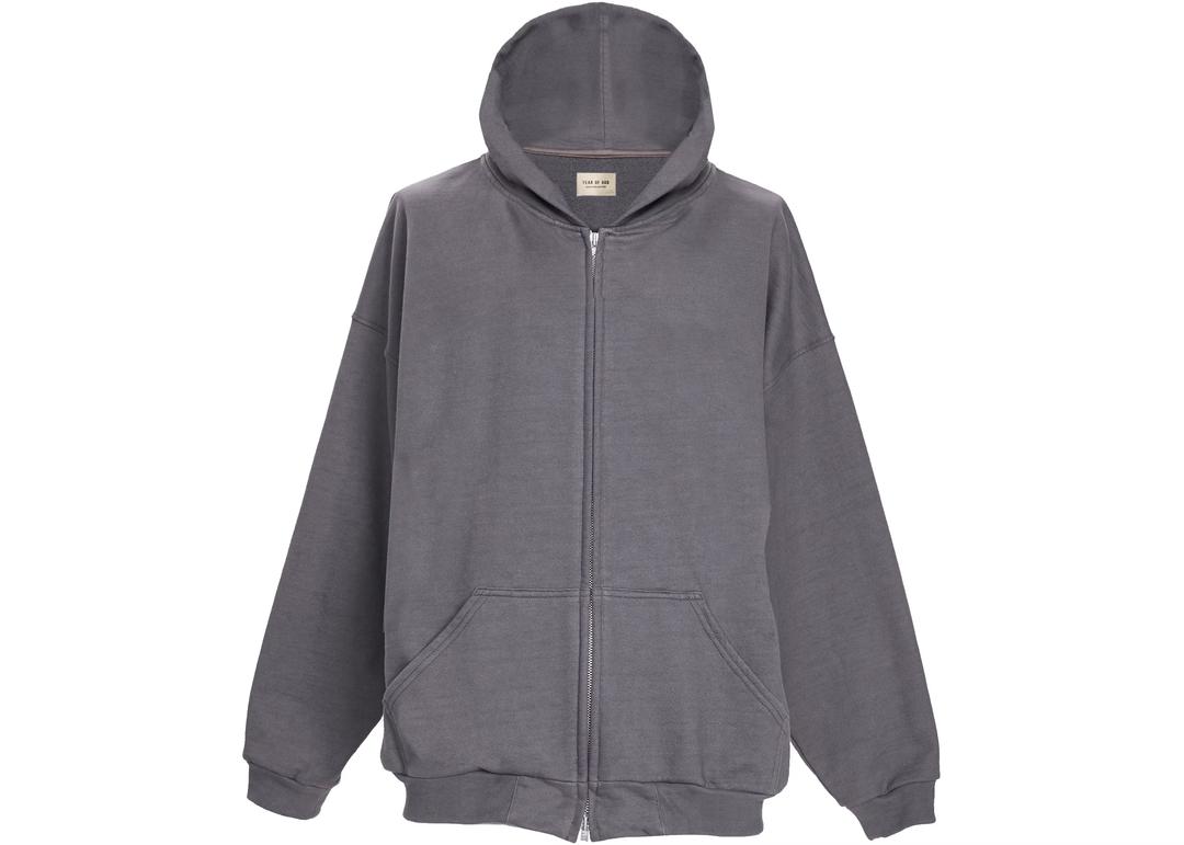 FEAR OF GOD Everyday Full Zip Hoodie God Grey
