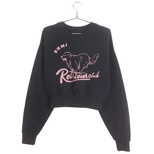 RETRIEVER CLUB 크롭 맨투맨  WOMEN S