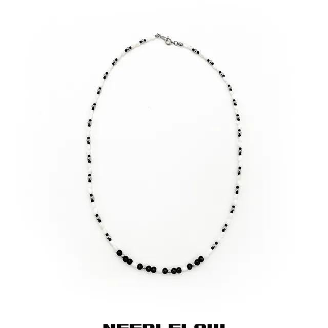 (당일출고) 자체제작 NL hematite necklace -1C