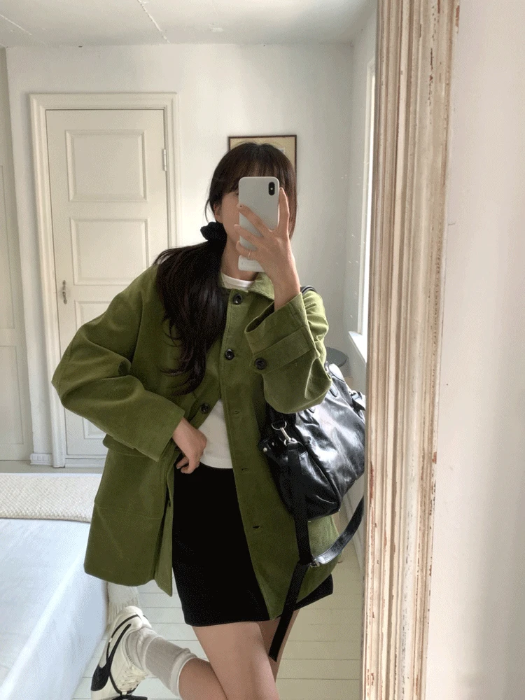 [🫒프리오더/특별할인] 올리브 코듀로이 자켓 - 10월 말 출고