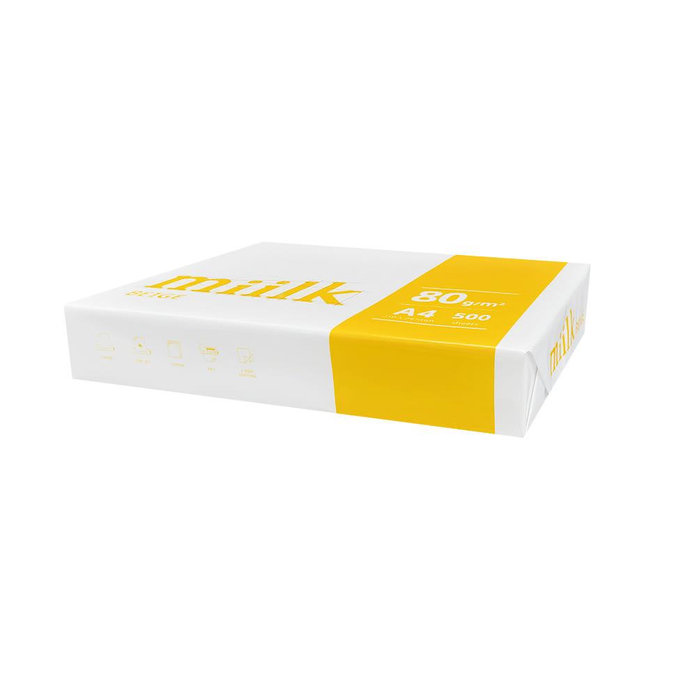 한국제지 밀크 베이지 미색 A4용지 80g 낱권 1권 500매