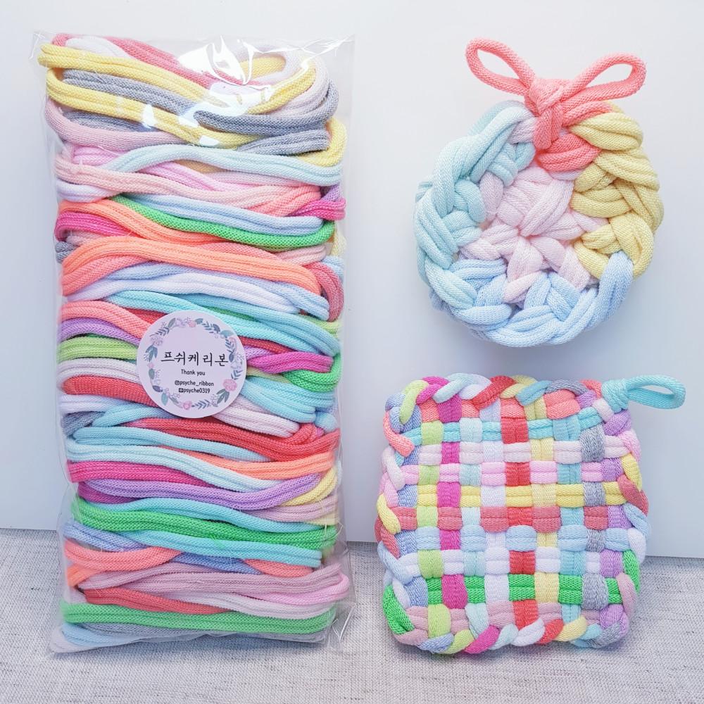 양말목공예 양말공예 양말목직조틀 고무실 좌식 사각수틀