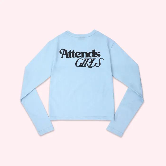 Attends girls tee shirt (sky blue)