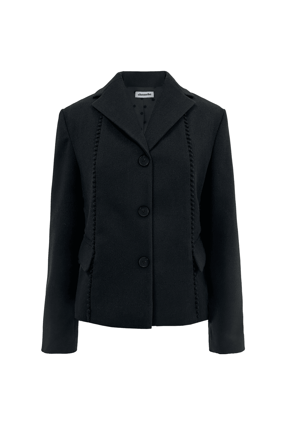 [11.25 순차배송] ]POM BOW JACKET (CHARCOAL)