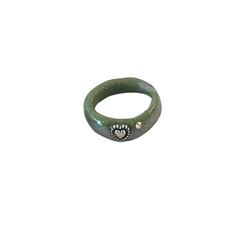 antique heart ring(twotone)