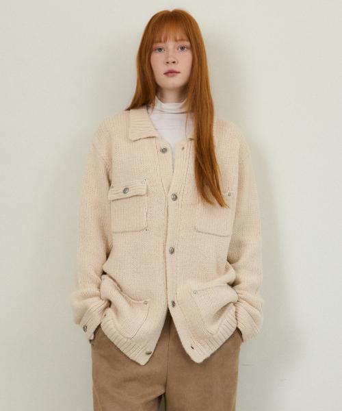 W/올웨이즈 프렌치 워크 니트 자켓 3COLOR