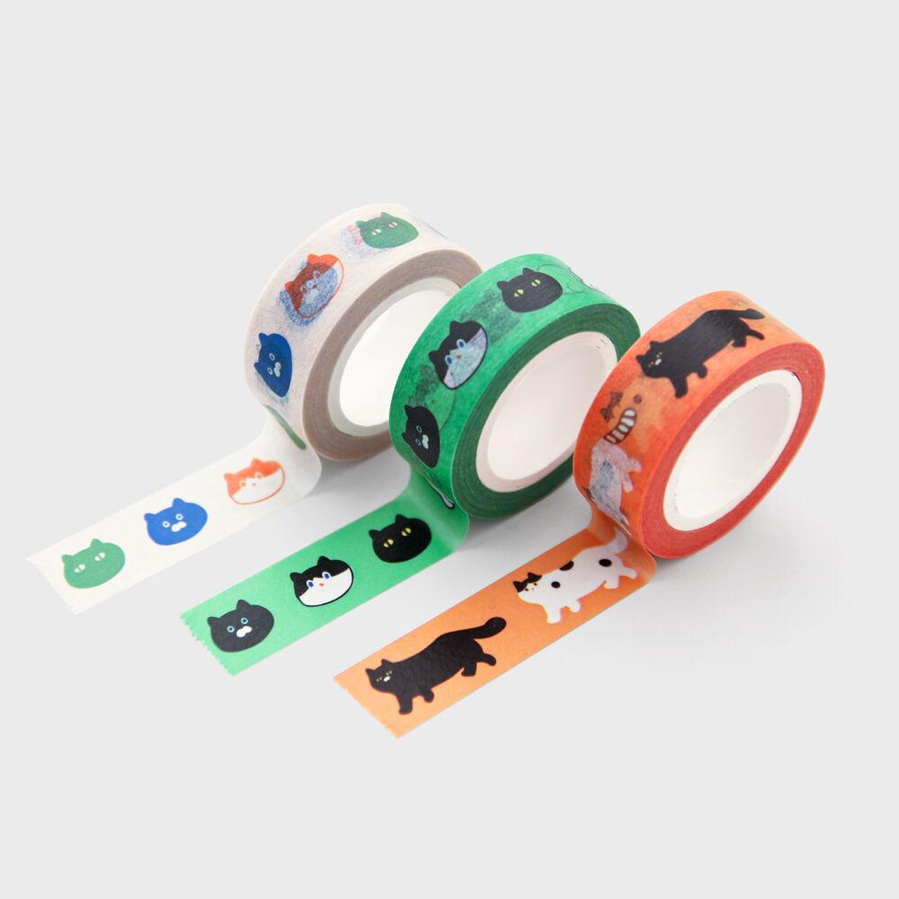 One-third cat masking tape