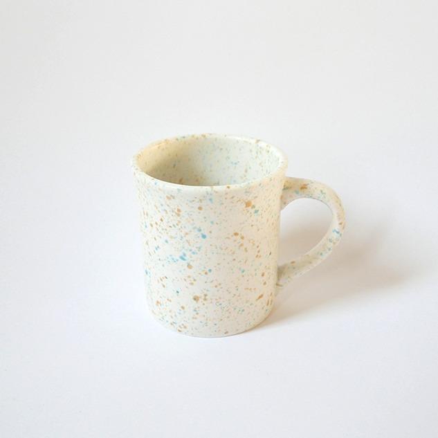 Splatter Mug - Blue/Organge