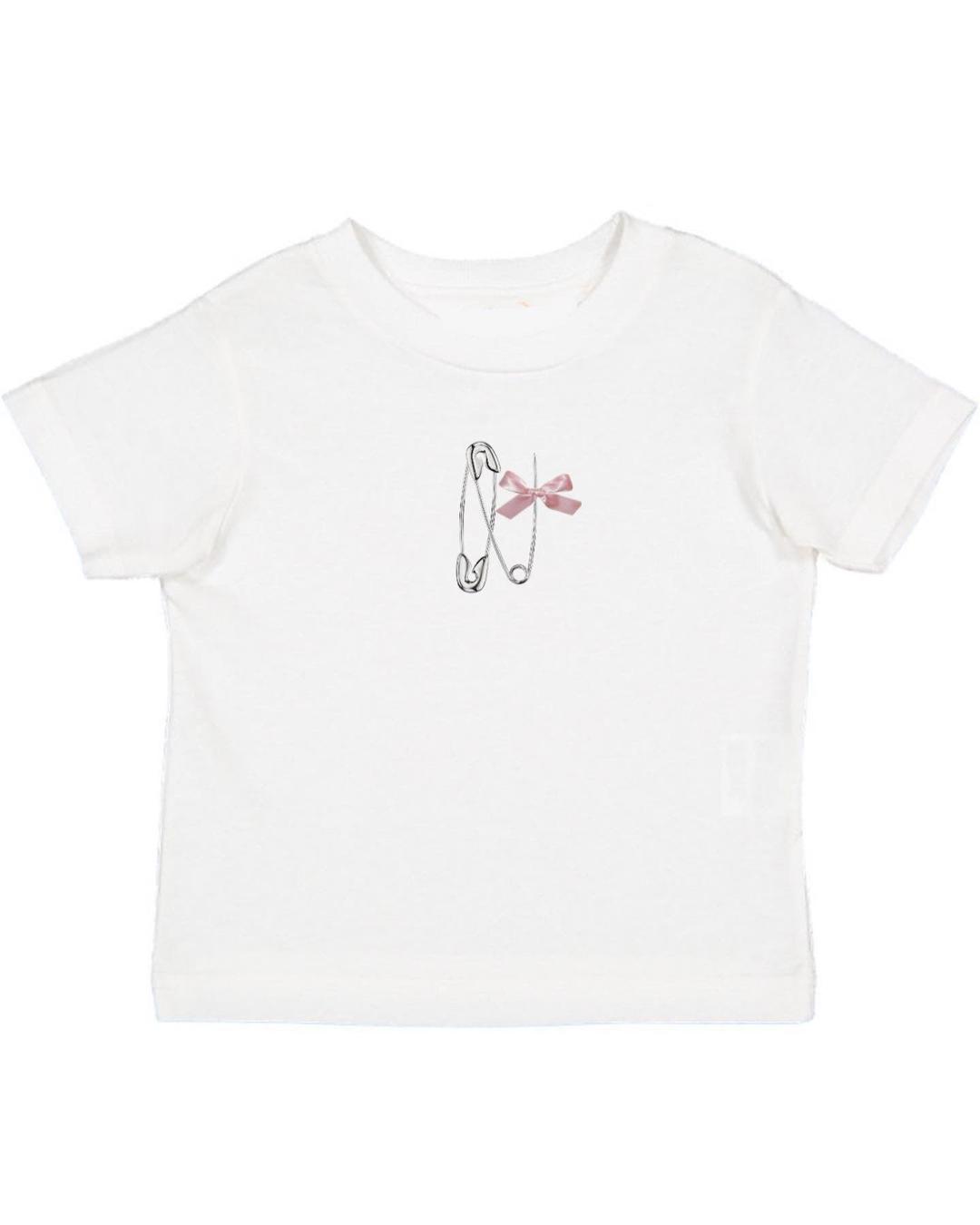 Safety Pin Ribbon Tee - Small