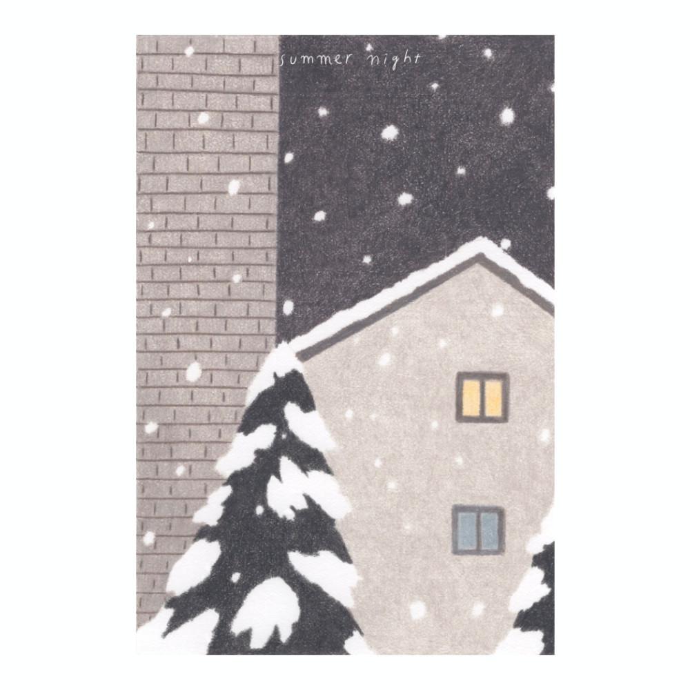 [여름밤] 검고 하얀 엽서