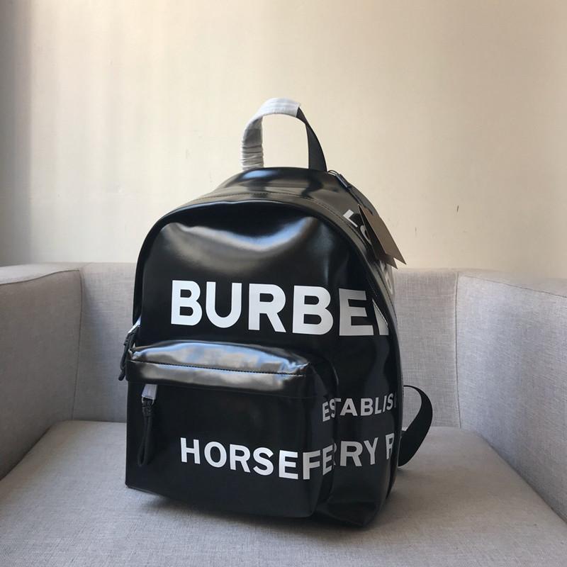 버버리 BURBERRY 프린트 코팅 블랙 백팩 블랙