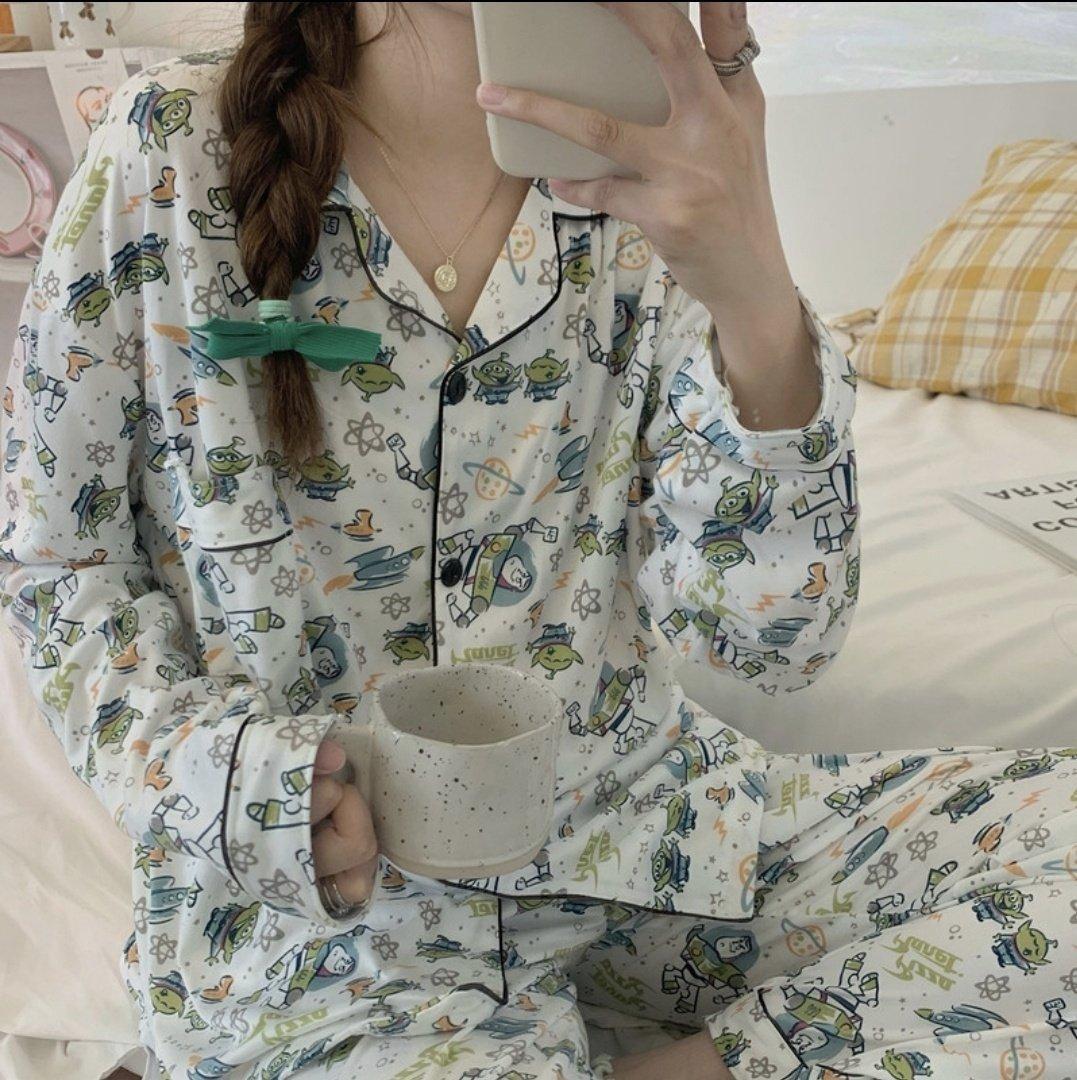 어썸홈웨어 토이 카라넥 잠옷세트 캐릭터잠옷