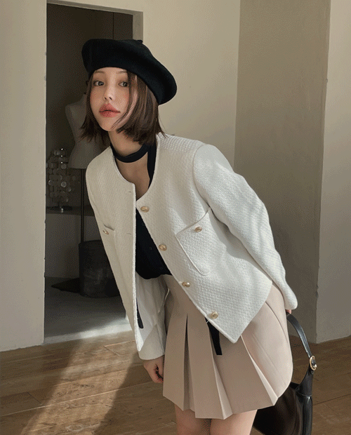 플린더 트위드 자켓 ( 4color )