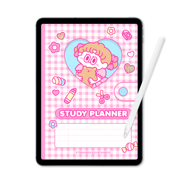 굿노트 스터디 플래너 체리파이 핑크 버전