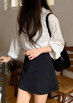 지니야 [차콜m당일발송] 미엘 샌디 미니 스커트(2color)